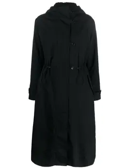 Emporio Armani: Пальто с капюшоном 