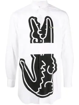 Comme Des Garçons Shirt: Рубашка с принтом 