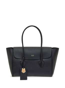 Ferragamo: Чёрная сумка-шоппер 