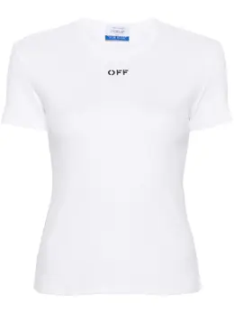 Off-White: Футболка стрейч 