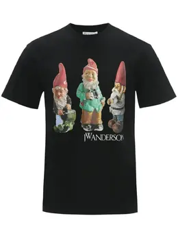 JW Anderson: Футболка с принтом 