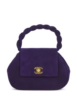 CHANEL Pre-Owned: Тёмная сумка 