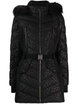 Michael Michael Kors: Пальто с леопардовым принтом 
