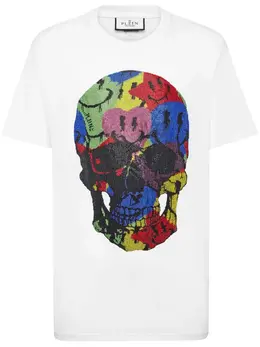 Philipp Plein: Футболка  Smile с принтом