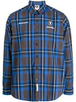 AAPE BY *A BATHING APE®: Рубашка в клетку 