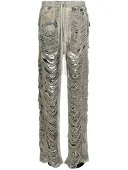 Rick Owens DRKSHDW: Рваные брюки 