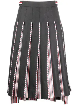 Thom Browne: Юбка  RWB с принтом