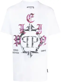 Philipp Plein: Белая футболка 
