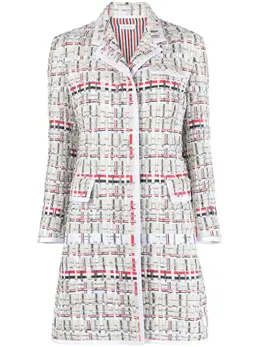 Thom Browne: Однобортное пальто 