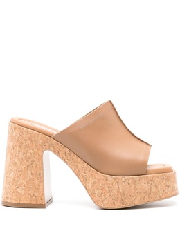 Stella McCartney: Коричневые сандалии  Skyla