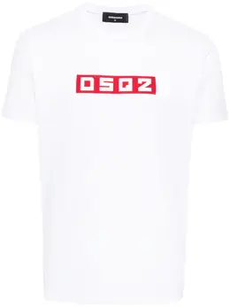 Dsquared2: Белая футболка  DSQ2