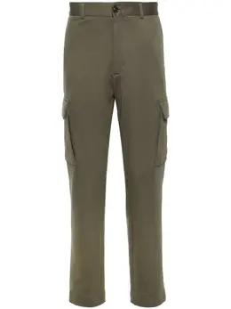 Moncler: Зелёные брюки 