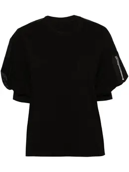 sacai: Хлопковая футболка 