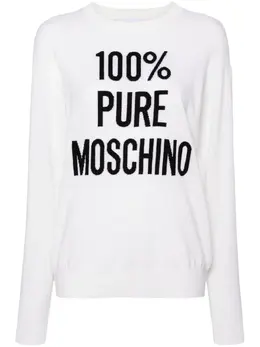 Moschino: Трикотажный свитер 