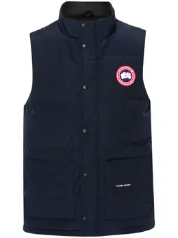 Canada Goose: Синий жилет  Freestyle