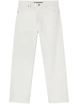 Jil Sander: Прямые джинсы 