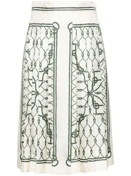 Tory Burch: Юбка с принтом 