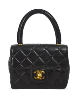 CHANEL Pre-Owned: Чёрная сумка 
