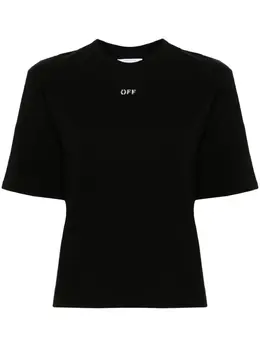 Off-White: Хлопковая футболка  Arrows