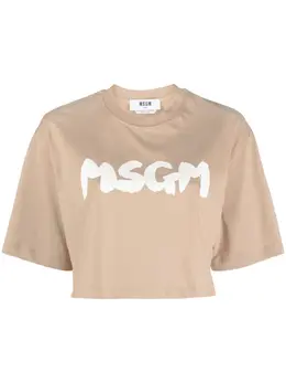 MSGM: Футболка с принтом 