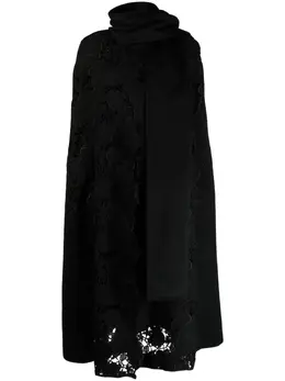 Elie Saab: Плащ с растительным принтом 