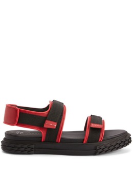 Giuseppe Zanotti: Чёрные сандалии  Frankie