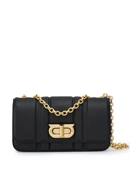 Ferragamo: Чёрная сумка  Gancini