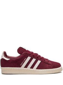 adidas: Бордовые кроссовки  Campus 80s