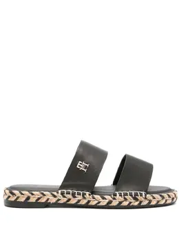 Tommy Hilfiger: Чёрные мокасины 