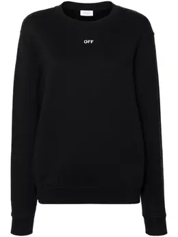 Off-White: Хлопковый свитшот  Arrows