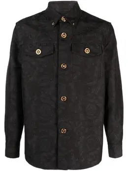 Versace: Жаккардовая рубашка  Barocco