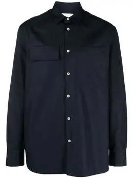 Jil Sander: Рубашка с воротником 