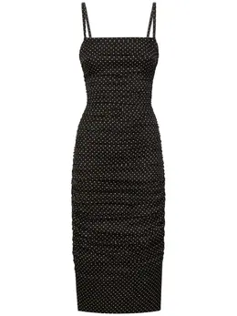 Dolce & Gabbana: Платье в горошек 