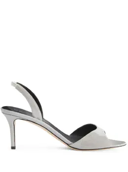 Giuseppe Zanotti: Серебристые сандалии  Lilibeth