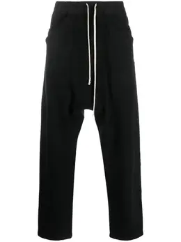 Rick Owens DRKSHDW: Чёрные брюки 