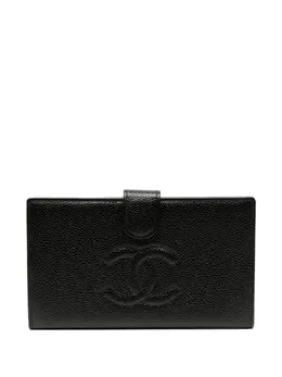 CHANEL Pre-Owned: Чёрный кошелёк 