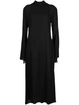 Yohji Yamamoto: Платье с длинным рукавом 