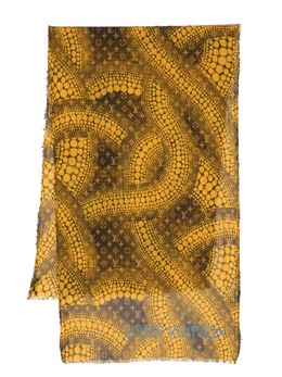 Louis Vuitton Pre-Owned: Шарф в горошек 