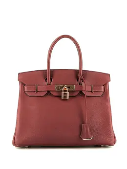 Hermès Pre-Owned: Бордовая сумка 