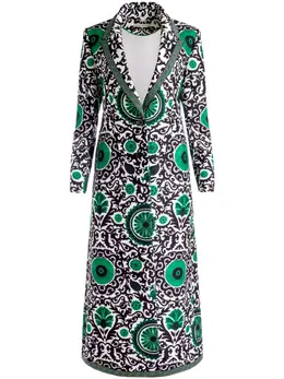alice + olivia: Пальто с принтом 