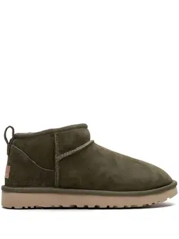 UGG: Зелёные ботинки  Ultra Mini