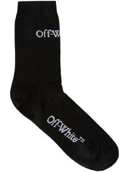 Off-White: Чёрные носки 