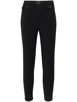 Elisabetta Franchi: Чёрные брюки 