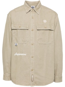 AAPE BY *A BATHING APE®: Джинсовая рубашка 