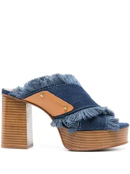 See by Chloé: Голубые сандалии 