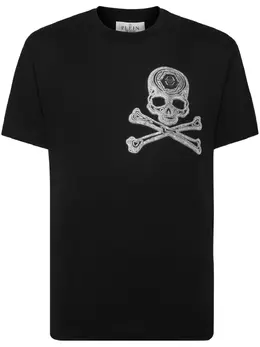 Philipp Plein: Чёрная футболка  Skull