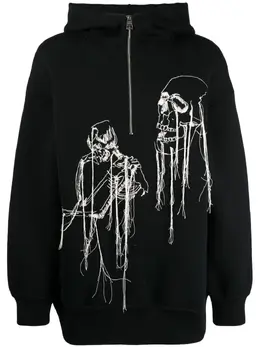 Alexander McQueen: Толстовка  Skull с принтом