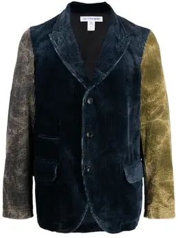 Comme Des Garçons Shirt: Синие пиджаки 