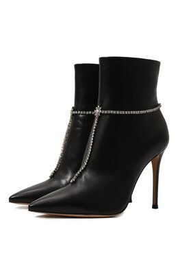 Gianvito Rossi: Чёрные ботинки 