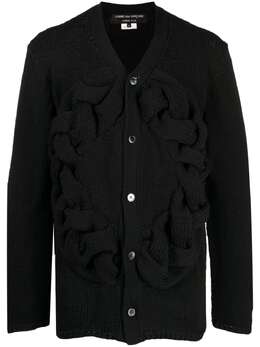 Comme des Garçons Homme Plus: Кардиган с v-образным вырезом 